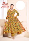 Anarkali Vol 1 By Kundan Cotton Printed Anarkali Kurtis Set Wholesale Online